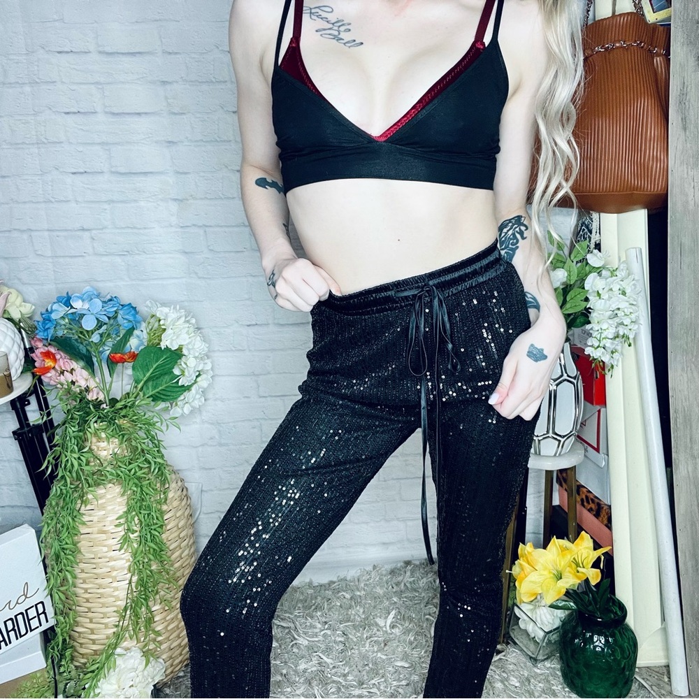 New Sequin Joggers - image 1